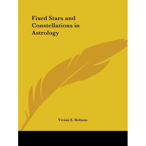Fixed Stars and Constellations in Astrology