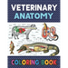 Veterinary Anatomy Coloring Book: Fun and Easy Veterinary Anatomy Coloring Book for Kids. Handbook of Veterinary Anesthesia. Dog Cat Horse Frog Bird A