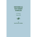 Historical Southern Families. in 23 Volumes. Volume XVI