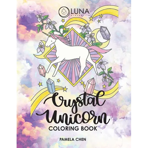 Crystal Unicorn Tarot Coloring Book
