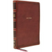 Nkjv, Thinline Bible, Giant Print, Leathersoft, Brown, Thumb Indexed, Red Letter Edition, Comfort Print: Holy Bible, New King James Version