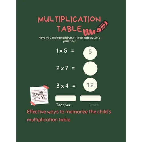 Multiplication Table: TAR > The simplest and most beautiful methods for teaching your child > Your child mastered the multiplication table w