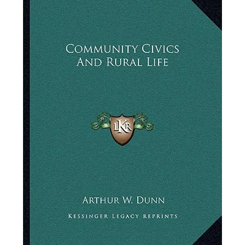 Community Civics And Rural Life