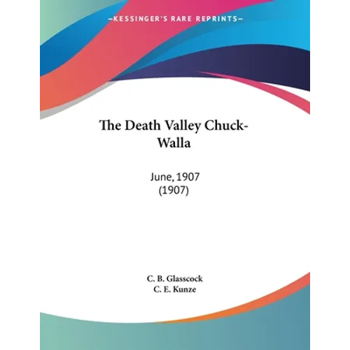 The Death Valley Chuck-Walla: June, 1907 (1907)