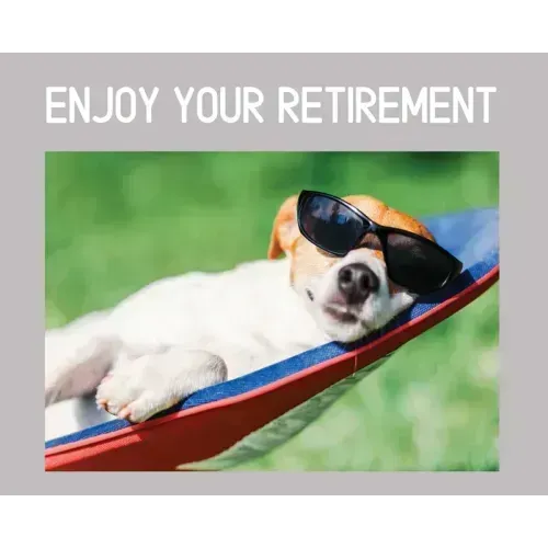 Happy Retirement Guest Book ( Landscape Hardcover ): Guest book for retirement, message book, memory book, keepsake, landscape, retirement book to sig