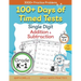 100+ Days of Timed Tests - Single Digit Addition and Subtraction Practice Workbook, Facts 0 to 9, Math Drills for Kindergarten and Grade 1, Ages 5-6