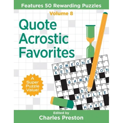 Quote Acrostic Favorites: Features 50 Rewarding Puzzles