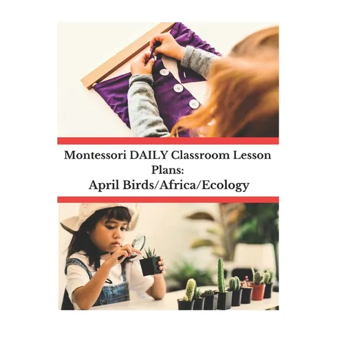 Montessori DAILY Classroom Lesson Plans: April Birds/Africa/Ecology