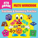 4th Grade Math Workbook: Fractions & Geometry Practice