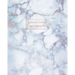 Graph Paper Notebook: Radiant Moonstone, White Grey Marble - 8 x 10 - 5 x 5 Squares per inch - 100 Quad Ruled Pages - Cute Graph Paper Compo