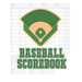 Baseball Scorebook: 100 Scoring Sheets For Baseball and Softball Games, Glover's Scorebooks, Large (8.5X 11)