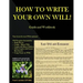 HOW TO WRITE YOUR OWN WILL! Guide and Workbook
