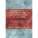 Handbook on the Construction and Interpretation of the Laws