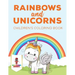 Rainbows and Unicorns: Children's Coloring Book