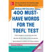 McGraw-Hill Education 400 Must-Have Words for the Toefl, 2nd Edition