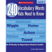 240 Vocabulary Words Kids Need to Know: Grade 2: 24 Ready-To-Reproduce Packets Inside!