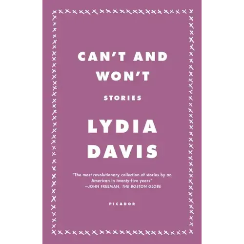 Can't and Won't: Stories