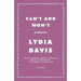 Can't and Won't: Stories