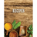 Low Vision Recipe Book Large Print With Bold Lines: Personal Cookbook With High Contrast Black Print on White Paper for Visually Impaired