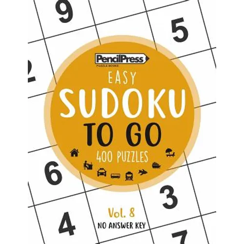 SUDOKU TO GO (400 Puzzles, easy): Sudoku Puzzle Books for adults