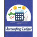 accounting ledgers for bookkeeping: Accounting General Ledge, sustained and long lasting tracking and record keeping Size:8.5"x11" in 100