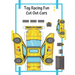 Toy Racing Fun Cut Out Cars: Cut - Paste - Play With Paper Cars - Educational Fun For Kids