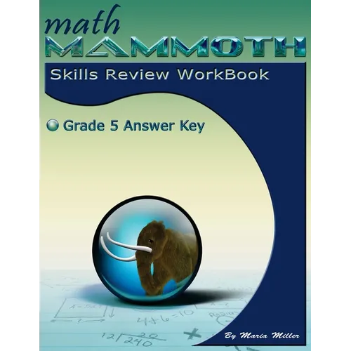 Math Mammoth Grade 5 Skills Review Workbook Answer Key