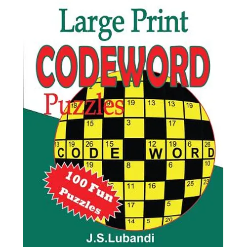 Large Print Codeword Puzzles