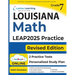 LEAP Test Prep: 7th Grade Math Practice Workbook and Full-length Online Assessments: LEAP Study Guide