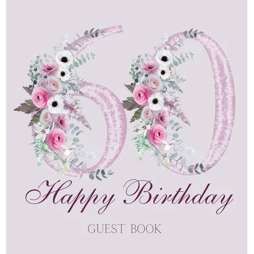 Happy 60th birthday guest book (hardback)