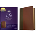 NKJV Life Application Study Bible, Third Edition, Large Print (Leatherlike, Brown/Mahogany, Red Letter)
