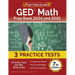GED Math Prep Book 2024 and 2025: 3 Practice Tests and GED Study Guide [7th Edition]