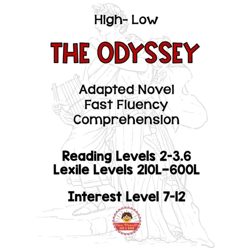 The Odyssey Adapted Novel High Interest Low Level Fast Fluency and Comprehension
