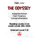 The Odyssey Adapted Novel High Interest Low Level Fast Fluency and Comprehension