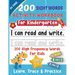 200 Sight Words Activity Book: Learn, Trace and Practice - Book for Toddlers, Alphabet Learning for Kindergarten