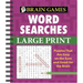 Brain Games - Word Searches - Large Print (Purple)