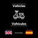 Vehicles / Vehículos: First vehicles in English and Spanish