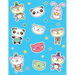 Sticker Album For Girls: 100 Plus Pages For PERMANENT Sticker Collection, Activity Book For Girls, Blue - 8.5 by 11