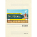 Vintage Lined Notebook Greetings from California, Surfer on Billboard