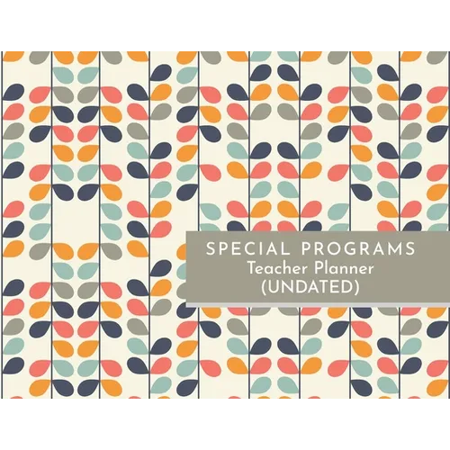 Special Programs Teacher Planner