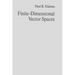 Finite-Dimensional Vector Spaces