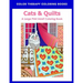 Large Print Adult Coloring Book of Cats & Quilts