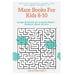 Maze Books For Kids 8-10: Activity Puzzle Games for Children Grade 3-5, Challenging Logical Thinking Creativity, Large Print, Cream Page