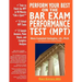 Perform Your Best on the Bar Exam Performance Test (Mpt): Train to Finish the Mpt in 90 Minutes Like a Sport