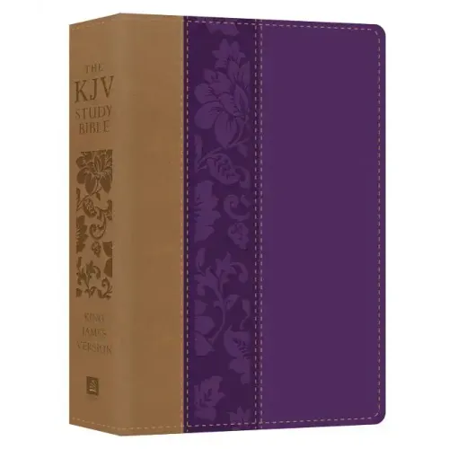 The KJV Study Bible - Large Print [violet Floret]