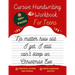 Cursive Handwriting Workbook For Teens Christmas Edition: A beginning cursive writing practice workbook for teens and adults (Cursive Tracing Book. Cu