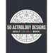50 Astrology Designs: Adult Coloring Book - Over 50 coloring pages to color.