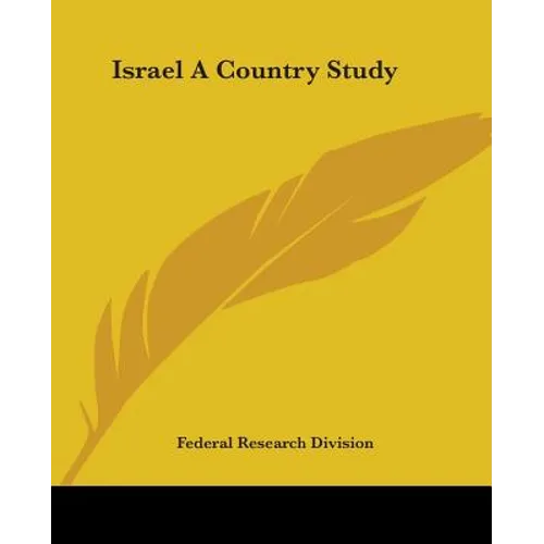 Israel A Country Study