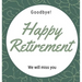 Happy Retirement Guest Book (Hardcover): Guestbook for retirement, message book, memory book, keepsake, retirement book to sign