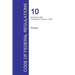 Code of Federal Regulations Title 10, Volume 3, January 1, 2016